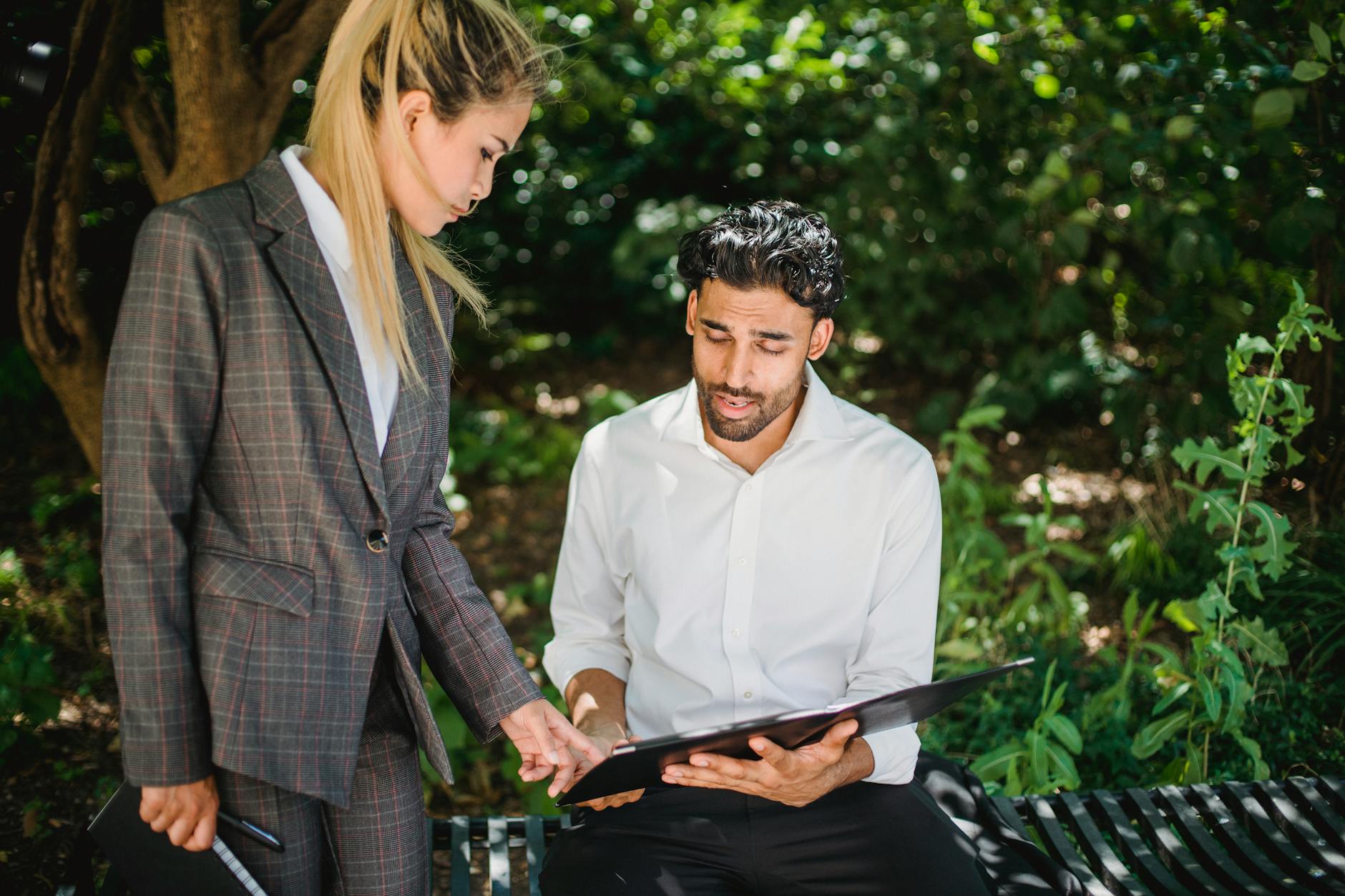 Professional audit consulting office environment